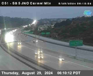 SB 5 at Carmel Mountain Rd.