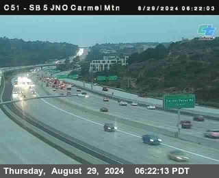 SB 5 at Carmel Mountain Rd.