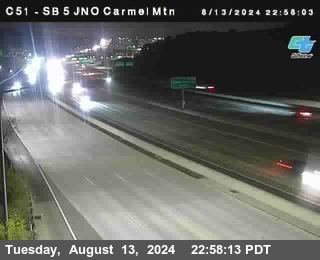 SB 5 at Carmel Mountain Rd.