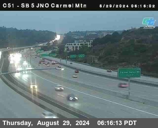 SB 5 at Carmel Mountain Rd.