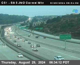 SB 5 at Carmel Mountain Rd.