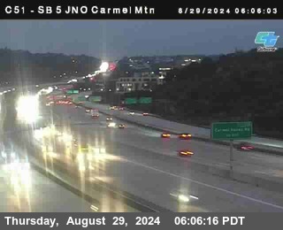 SB 5 at Carmel Mountain Rd.