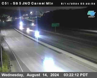 SB 5 at Carmel Mountain Rd.