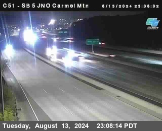 SB 5 at Carmel Mountain Rd.