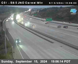 SB 5 at Carmel Mountain Rd.