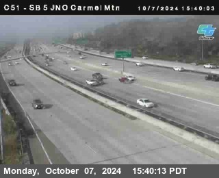 SB 5 at Carmel Mountain Rd.