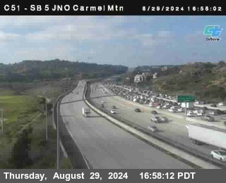 SB 5 at Carmel Mountain Rd.