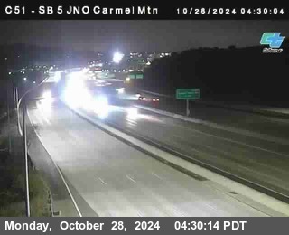 SB 5 at Carmel Mountain Rd.