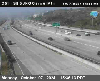 SB 5 at Carmel Mountain Rd.