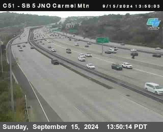 SB 5 at Carmel Mountain Rd.