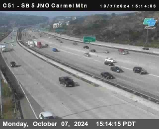 SB 5 at Carmel Mountain Rd.