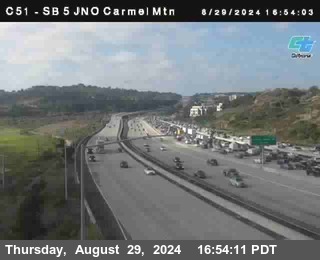 SB 5 at Carmel Mountain Rd.