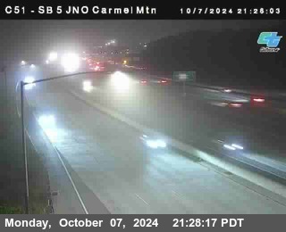 SB 5 at Carmel Mountain Rd.