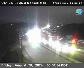 SB 5 at Carmel Mountain Rd.