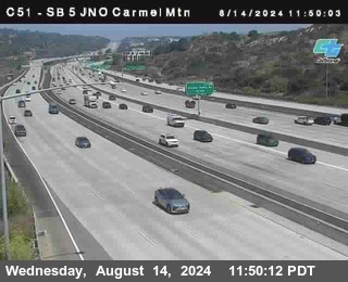 SB 5 at Carmel Mountain Rd.