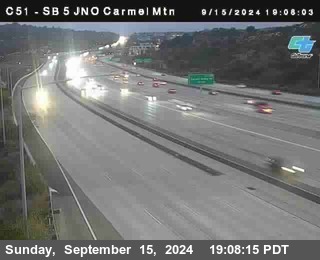 SB 5 at Carmel Mountain Rd.