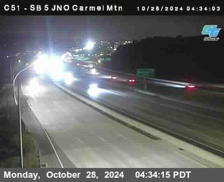 SB 5 at Carmel Mountain Rd.