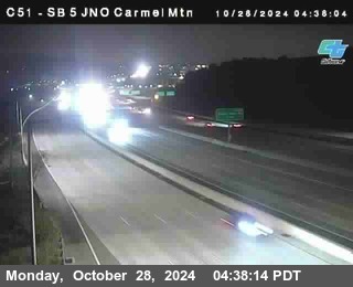 SB 5 at Carmel Mountain Rd.