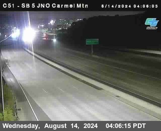 SB 5 at Carmel Mountain Rd.