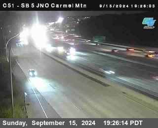 SB 5 at Carmel Mountain Rd.