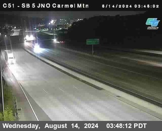 SB 5 at Carmel Mountain Rd.