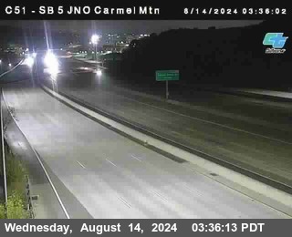 SB 5 at Carmel Mountain Rd.