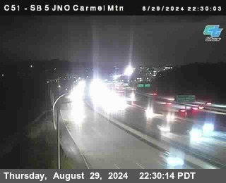 SB 5 at Carmel Mountain Rd.