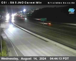 SB 5 at Carmel Mountain Rd.