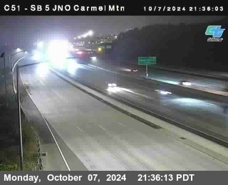 SB 5 at Carmel Mountain Rd.