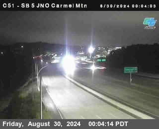 SB 5 at Carmel Mountain Rd.