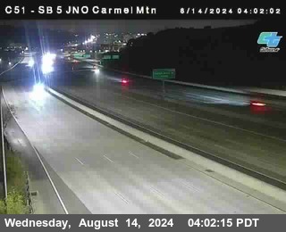 SB 5 at Carmel Mountain Rd.