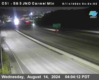 SB 5 at Carmel Mountain Rd.