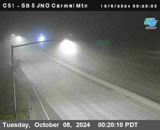 SB 5 at Carmel Mountain Rd.