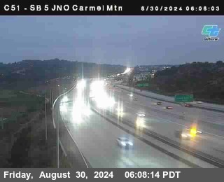 SB 5 at Carmel Mountain Rd.