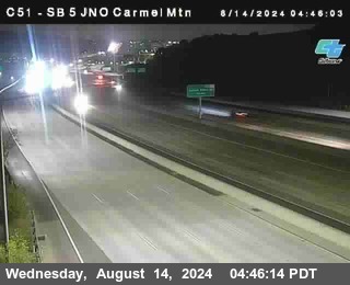 SB 5 at Carmel Mountain Rd.