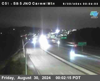 SB 5 at Carmel Mountain Rd.