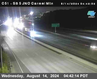 SB 5 at Carmel Mountain Rd.