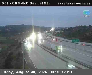 SB 5 at Carmel Mountain Rd.