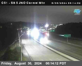 SB 5 at Carmel Mountain Rd.