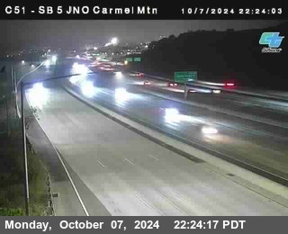 SB 5 at Carmel Mountain Rd.