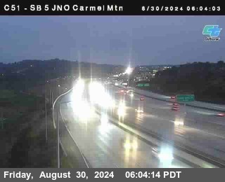 SB 5 at Carmel Mountain Rd.