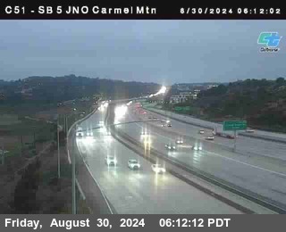 SB 5 at Carmel Mountain Rd.