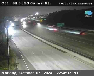 SB 5 at Carmel Mountain Rd.