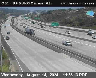 SB 5 at Carmel Mountain Rd.