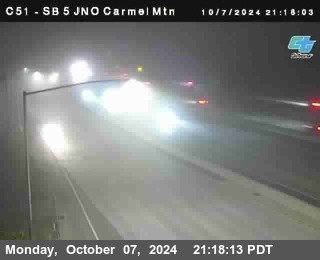 SB 5 at Carmel Mountain Rd.