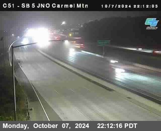 SB 5 at Carmel Mountain Rd.