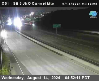 SB 5 at Carmel Mountain Rd.