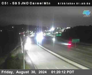 SB 5 at Carmel Mountain Rd.