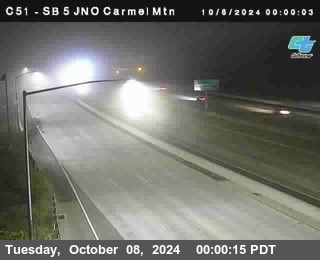 SB 5 at Carmel Mountain Rd.