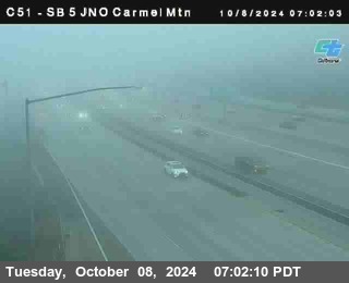 SB 5 at Carmel Mountain Rd.